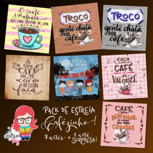 Artes que você encontrará no pacote