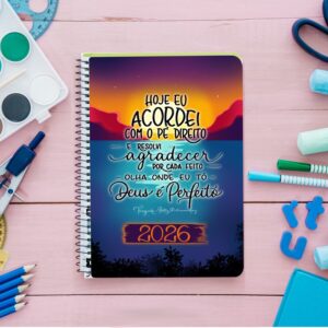 Planner "Hoje eu acordei com o pé direito!"